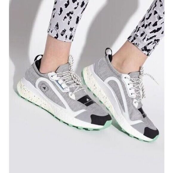 adidas x Stella McCartney Women Sz 8 Gray Heather Outdoorboost 2.0 Sneakers - Picture 15 of 15